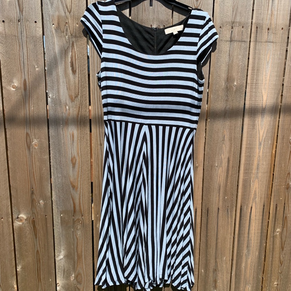 LOFT Striped Dress